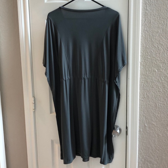 Calvin Klein Flutter Sleeve Dress - Picture 6 of 9